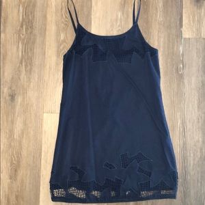 Alice + Olivia Cotton Crochet Dress